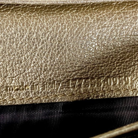 YSL Vintage Gold Leather Wallet - Picture 11 of 11
